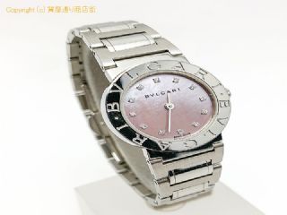 ブルガリ BVLGARI ブルガリ BB26SS シェル文字盤 12PD ダイヤ レディース 腕時計 クオーツ 電池式 【 TM1911055 】の基本紹介画像