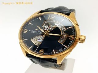 ハミルトン HAMILTON ハミルトン ジャズマスター H32735731 ビューマチック オープンハート メンズ 腕時計 自動巻き AT 【 TM2007020 】の基本紹介画像