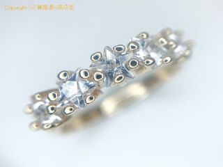 ete エテ K10 10金イエローゴールド 透明石 リング 指輪 8.5号 ※訳アリ 【 TM2007090 】の基本紹介画像