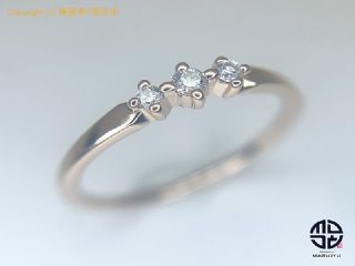 ete エテ K18 18金ピンクゴールド ダイヤモンド リング 指輪 3号 ピンキーリング 【 TM2007267 】の基本紹介画像