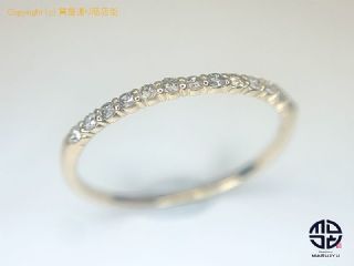 K18 18金イエローゴールド ダイヤモンド ハーフエタニティ リング D0.12ct 指輪 11号 【 TM2007270 】の基本紹介画像