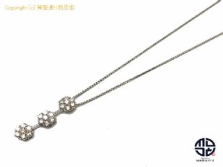 PT900 850 プラチナ ダイヤモンド ネックレス D1.00ct 45cm 【 TM2008036 】の基本紹介画像
