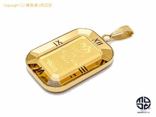 K24 K18 24金 18金イエローゴールド マリア インゴット ペンダント チャーム 5.1g 【 TM2008097 】の基本紹介画像