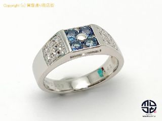 PT900 プラチナ アレキサンドライト リング 指輪 アレキ0.43ct ダイヤ0.17ct 12号 ミニカード付 【 TM2008161 】の基本紹介画像
