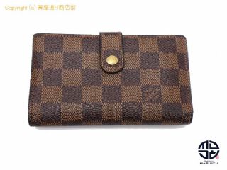 ルイ ヴィトン ダミエ LOUIS VUITTON ルイヴィトン ダミエ ポルトモネ・ビエヴィエノワ 2つ折り財布 がま口財布 【 TM2009027 】の基本紹介画像