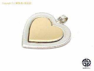 ティファニー TIFFANY ティファニー ダブルハート K18イエローゴールド ステンレス ペンダント チャーム 【 TM2009087 】の基本紹介画像