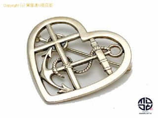 ジョージ ジャンセン GEORG JENSEN ジョージジェンセン SV925 シルバー ハートアンカー ブローチ 【 TM2009177 】の基本紹介画像