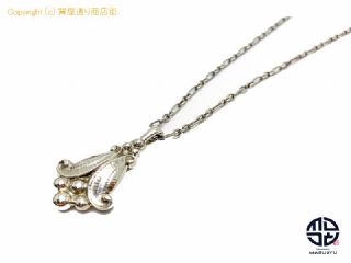 ジョージ ジャンセン GEORG JENSEN ジョージジェンセン SV925 シルバー 鈴蘭 イヤーペンダント ネックレス 1993年 【 TM2009178 】の基本紹介画像