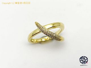 CARATI カラチ K18 18金イエローゴールド ダイヤモンド ピンキー リング 指輪 4.5号 【 TM2010049 】の基本紹介画像