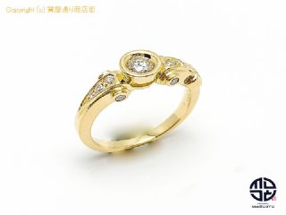 KORLOFF コルロフ 750 18金イエローゴールド ダイヤモンド リング 指輪 D0.35ct 10号 【 TM2010105 】の基本紹介画像