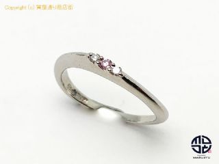 スタージュエリー STAR JEWERLY スタージュエリー PT950 プラチナ ピンクダイヤ リング 指輪 ピンクダイヤ0.02ct ダイヤ0.02ct 8号 ミニカード付 【 TM2010125 】の基本紹介画像