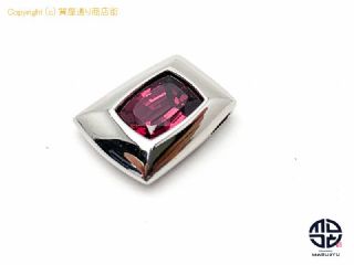 田崎真珠 TASAKI 田崎 K18WG 18金ホワイトゴールド ロードライトガーネット ペンダント チャーム 証明書付き 【 TM2010183 】の基本紹介画像