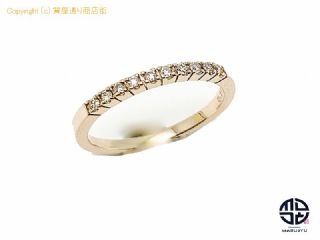 K10 10金 ダイヤモンド エタニティ リング D0.10ct 指輪 7.5号 【 TM2011029 】の基本紹介画像