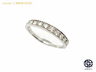 PT900 プラチナ ダイヤモンド ハーフエタニティ リング D0.511ct 指輪 15号 【 TM2011030 】の基本紹介画像