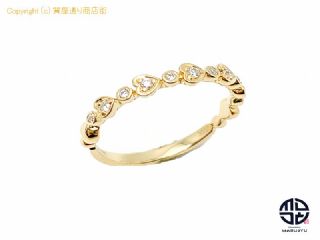 ポンテ ヴェキオ Ponte Vecchio ポンテヴェキオ K18 18金イエローゴールド ダイヤモンド リング 指輪 ダイヤ0.10ct 【 TM2011033 】の基本紹介画像