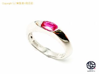 PT900 プラチナ ルビー ダイヤモンド ルビー0.57ct ダイヤ0.02ct リング 指輪 10号 【 TM2011036 】の基本紹介画像