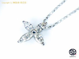 K18WG 18金ホワイトゴールド ダイヤモンド 0.32ct ネックレス NC 40cm 【 TM2011113 】の基本紹介画像