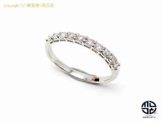 PT900 プラチナ ダイヤモンド ハーフエタニティ リング D0.30ct 指輪 9号 【 TM2011119 】の基本紹介画像