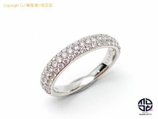 田崎真珠 TASAKI 田崎 750 18金ホワイトゴールド ダイヤモンド パヴェ D0.56 リング 指輪 9.5号 【 TM2011123 】の基本紹介画像