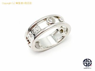 ティファニー TIFFANY ティファニー 1837 ダブルワイヤー 750 18金ホワイトゴールド ダイヤモンド 3ピース リング 指輪 10号 【 TM2011122 】の基本紹介画像