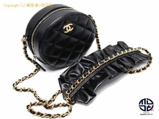 シャネル シャネル チェーンショルダーバック フリル付き 【 TM2012058 】の基本紹介画像