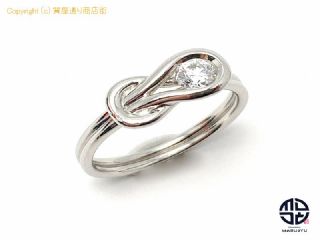 PT950 プラチナ ダイヤモンド D0.186ct リング 指輪 9号 【 TM2012097 】の基本紹介画像