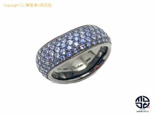 Pomellato ポメラート 750 18金 ドゥーナエタニティリング サファイア リング 指輪 11号 【 TM2012133 】の基本紹介画像