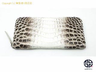 ヒマラヤクロコダイル ラウンド長財布 【 TM2012165 】の基本紹介画像