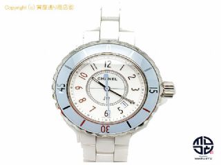シャネル CHANEL シャネル J12 ソフトブルー 世界限定1200本 H4340 200M防水 レディース 腕時計 クオーツ 電池式 【 TM2012154 】の基本紹介画像