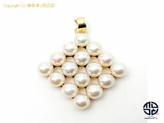 ミキモト MIKIMOTO ミキモト K14 14金イエローゴールド ベビーパール ペンダント チャーム 【 TM2101031 】の基本紹介画像