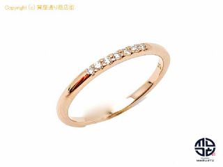 K18 18金ピンクゴールド ダイヤモンド リング ピンキー 指輪 D0.05ct 7号 【 TM2101069 】の基本紹介画像