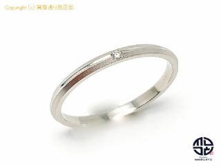 PT999 純プラチナ ダイヤモンド D0.01ct リング 指輪 15号 【 TM2101066 】の基本紹介画像