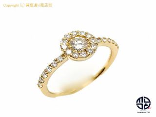 K18 18金イエローゴールド ダイヤモンド リング 指輪 D0.50ct 9号 【 TM2101063 】の基本紹介画像