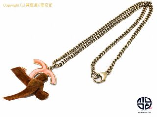 シャネル シャネル リボン付 ココマークネックレス 【 TM2102058 】の基本紹介画像