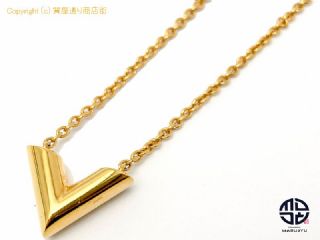 LOUIS VUITTON ルイヴィトン エセンシャルV ネックレス M61083 メタル ゴールド 【 TM2102112 】の基本紹介画像