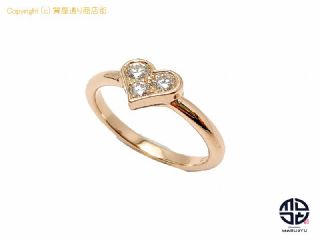 ティファニー TIFFANY ティファニー 750 18金ローズゴールド センチメンタルハート ダイヤモンド リング 指輪 9号 【 TM2103184 】の基本紹介画像