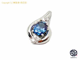 ムーンジュエリー 京セラ PT950 プラチナ 合成アレキサンドライト ペンダント チャーム 【 TM2103187 】の基本紹介画像