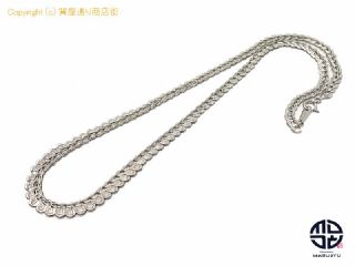 PT999 純プラチナ デザイン ネックレス チェーン NC 約41cm 約13.9g 【 TM2105073 】の基本紹介画像