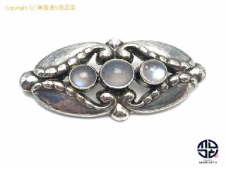 ジョージ ジャンセン GEORG JENSEN ジョージジェンセン SV925 シルバー ムーンストーン ブローチ #156 アクセサリー 【 TM2105060 】の基本紹介画像