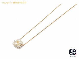 田崎真珠 TASAKI 田崎 タサキ K18 18金イエローゴールド 淡水パール 真珠 ネックレス アクセサリー ミニカード付 【 TM2106055 】の基本紹介画像