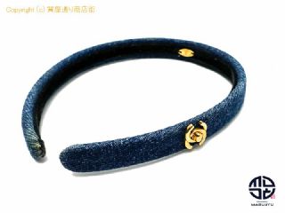 シャネル シャネル デニム カチューシャ ターンロック ココマーク 【 TM2107022 】の基本紹介画像
