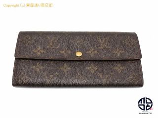 ルイ ヴィトン モノグラム LOUIS VUITTON ルイヴィトン モノグラム ポシェット・ポルト モネ クレディ M61725 長財布 【 TM2108035 】の基本紹介画像