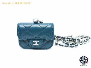 シャネル CHANEL シャネル マトラッセ ココマーク ラムスキン イヤホンケース AirPodsケース 【 TM2108121 】の基本紹介画像