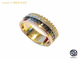 K18 PT900 18金イエローゴールド プラチナ コンビ ダイヤモンド リング 指輪 ダイヤ0.12ct 12号 【 TM2108069 】の基本紹介画像