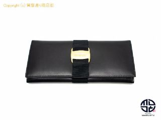 フェラガモ フェラガモ ヴァラ リボン 2つ折り長財布 【 TM2109004 】の基本紹介画像