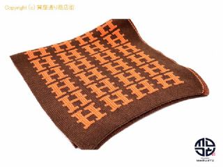 エルメス HERMES エルメス  Hロゴ  カシミヤ マフラー 【 TM2109061 】の基本紹介画像