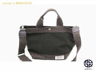 ハリスツイード Harris Tweed ハリスツイード 舟形 トートバック ショルダーバック 【 TM2110046 】の基本紹介画像