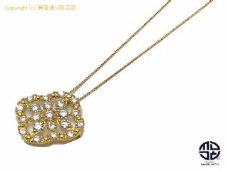 K18 18金イエローゴールド ダイヤモンド ネックレス NC アクセサリーD1.00ct 【 TM2109084 】の基本紹介画像