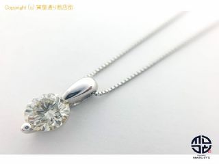 K18WG 18金ホワイトゴールド ダイヤモンド D0.48 プチ ネックレス NC アクセサリー 【 TM2109087 】の基本紹介画像