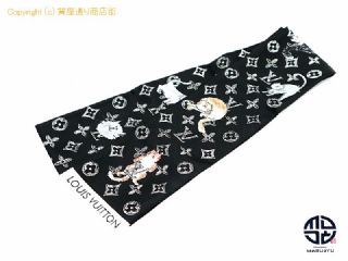 ルイ ヴィトン LOUIS VUITTON ルイヴィトン バンドー キャットグラム ツイリースカーフ 【 TM2110071 】の基本紹介画像